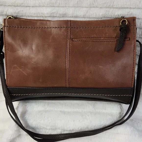 EUC The Sak Iris Demi Leather Crossbody Clutch Bag - Picture 3 of 7